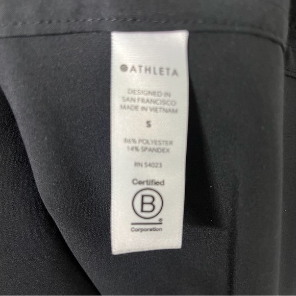 Athleta Zephyr Refined Tank Black Size Small Sleeveless Style 530125 - Picture 7 of 8